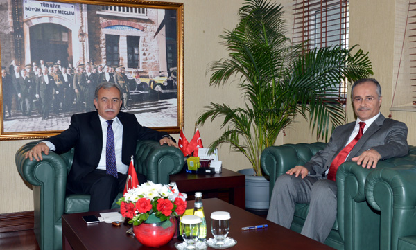 Adana BTÜ Rektör Vekili Prof. Dr. Gülden, Vali Büyüke Ziyaret