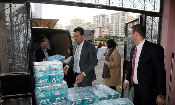 Huzurevi sakinlerine destek