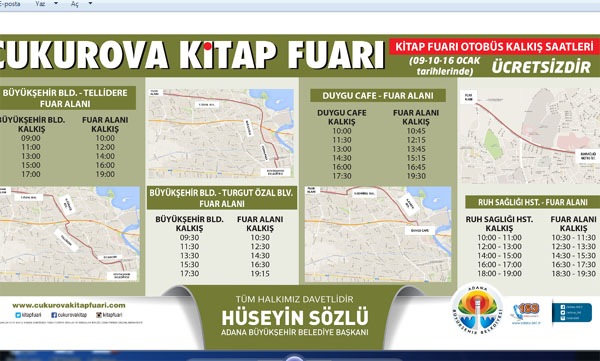 Büyükşehirden Kitap Fuarına ücretsiz otobüs seferleri 