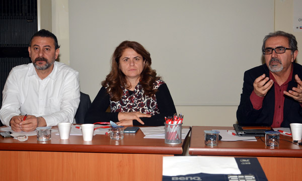 Sağlık çalışanlarının sorunları masaya yatırıldı. 