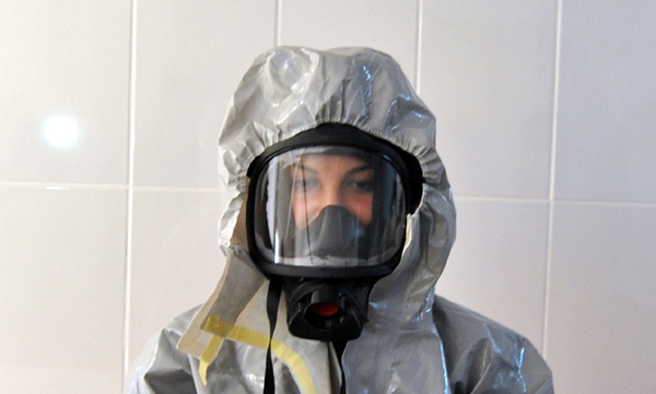 Sağlık çalışanlarına KBRN tehlikelerine karşı eğitim