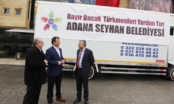 Seyhan'dan Bayırbucak Türkmenlerine yardım eli