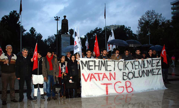 TGB Adana Şubesi'nden ''Teröre Lanet Eylemi''