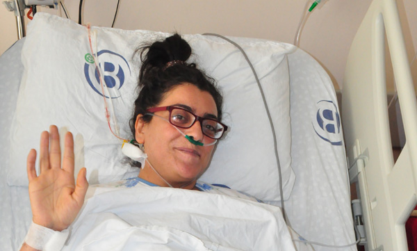 Yapay damarla hasta hayata tutundu