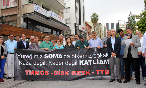 Soma işçileri anıldı