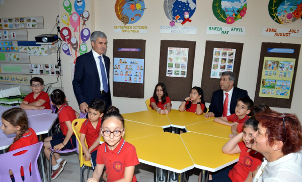 İlkokul da İngilizce sınıfı açıldı