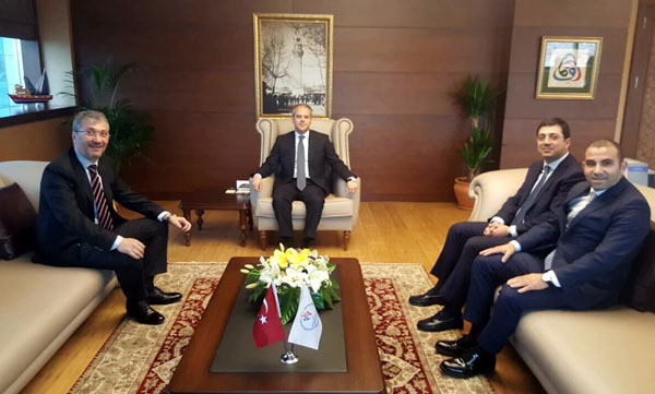 Adanaspordan Spor Bakanı Kılıç'a ziyaret