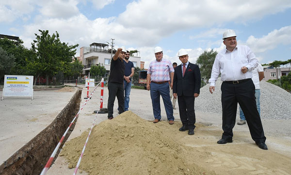 Sarıçam'da doğalgaz çalışmaları başladı