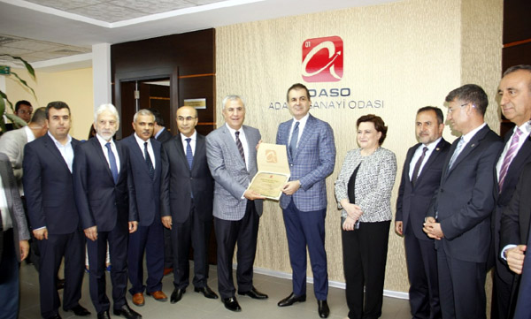 AB Bakanı Ömer Çelik, Adana Sanayi Odasını ziyaret etti