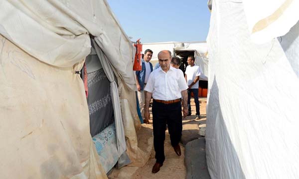 Vali Demirtaş, Çadırkent'te 