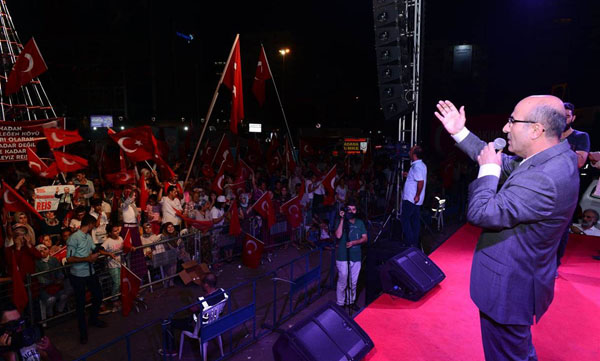 Vali Demirtaş, ''Demokrasiye sahip çıkacağız''