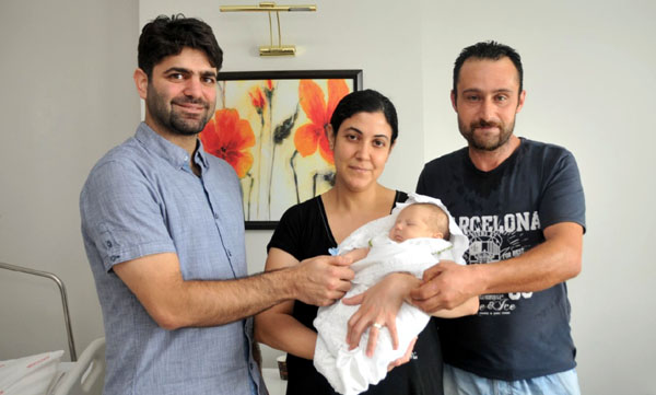 45 günlük bebekten 300 gram kist