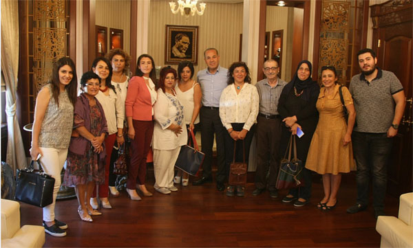 Sözlü, Güney Kıbrıs ve KKTCden konuklarıyla barış konuştu