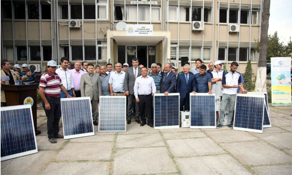 Koyun, keçi ve arı yetiştiricilerine güneş enerjisi paneli 