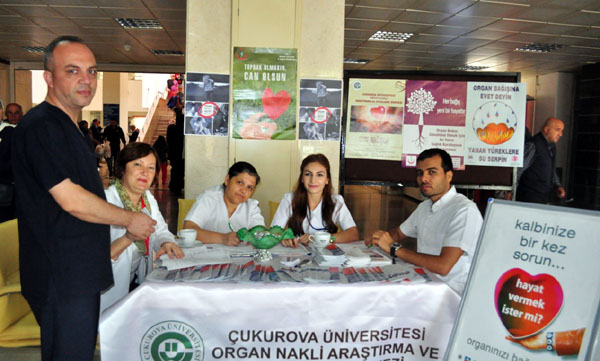 Balcalı'da organ bağışı standı