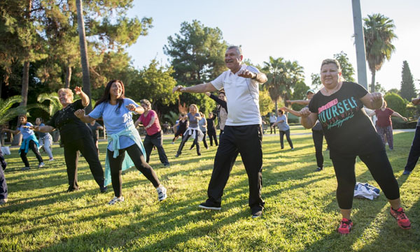 Başkan, Vatandaşlarla Birlikte Sabah Sporunda