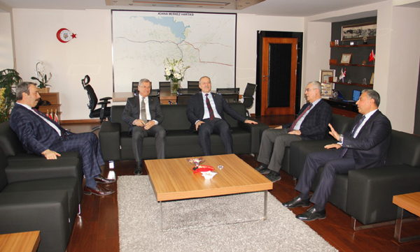 İşadamlarından Emniyet Müdürü Ak'a ziyaret