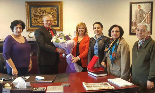 İşadamı İbrahim Şirin’e plaket