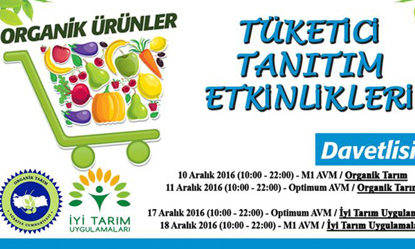 Organik ürünler tanıtılacak