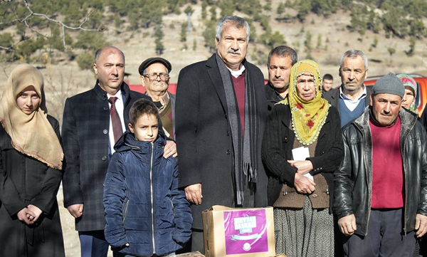 Seyhan'ın yardımları Aladağ'a ulaştı