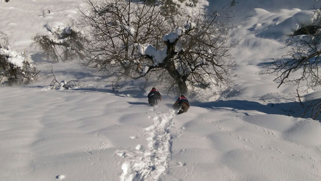 Jandarma, dağda mahsur kalanları “Skorsky'' ile kurtardı
