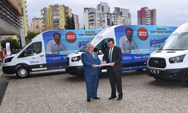 Çukurova'da ücretsiz pazar servisi