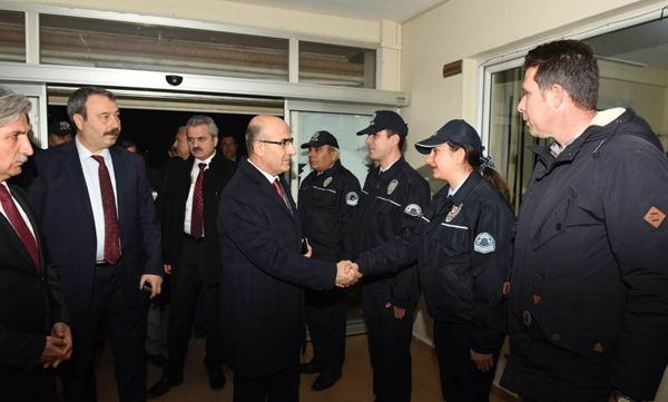 Vali Demirtaş’tan Polis Merkezlerine Ziyaret