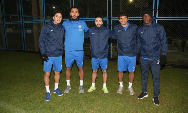 Yeni transferler antrenmanda