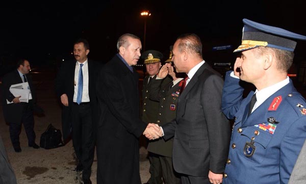 Başkan Sözlü devlet erkanıyla