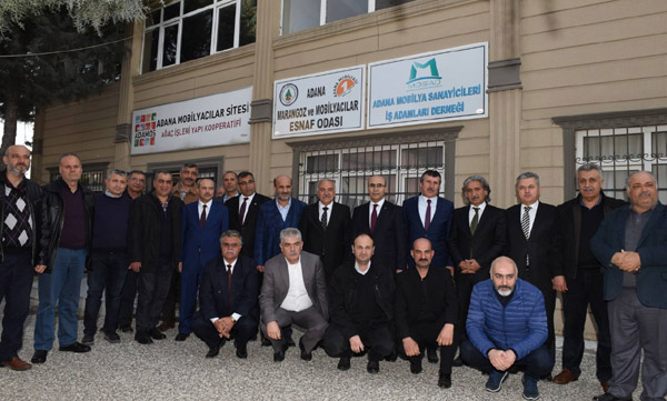 Vali Demirtaş, Mobilyacılar Sitesi Esnafını Ziyaret Etti