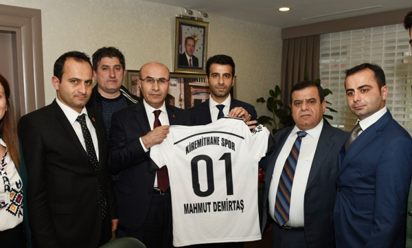 Kiremithanespor'dan Vali Demirtaş'a ziyaret