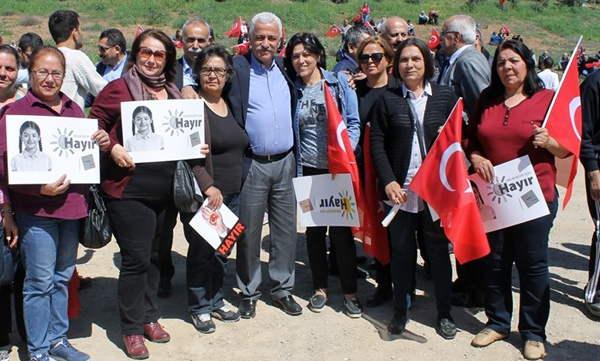 Özdiş, ''Halkımızın 'Hayır'ı ile demokrasi kullanacak''