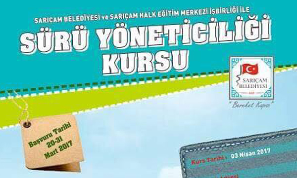 Sarıçam’da “Sürü Yöneticiliği” kursu
