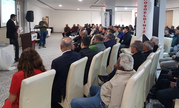 Çukurova'lı çiftçiler seminerde buluştu