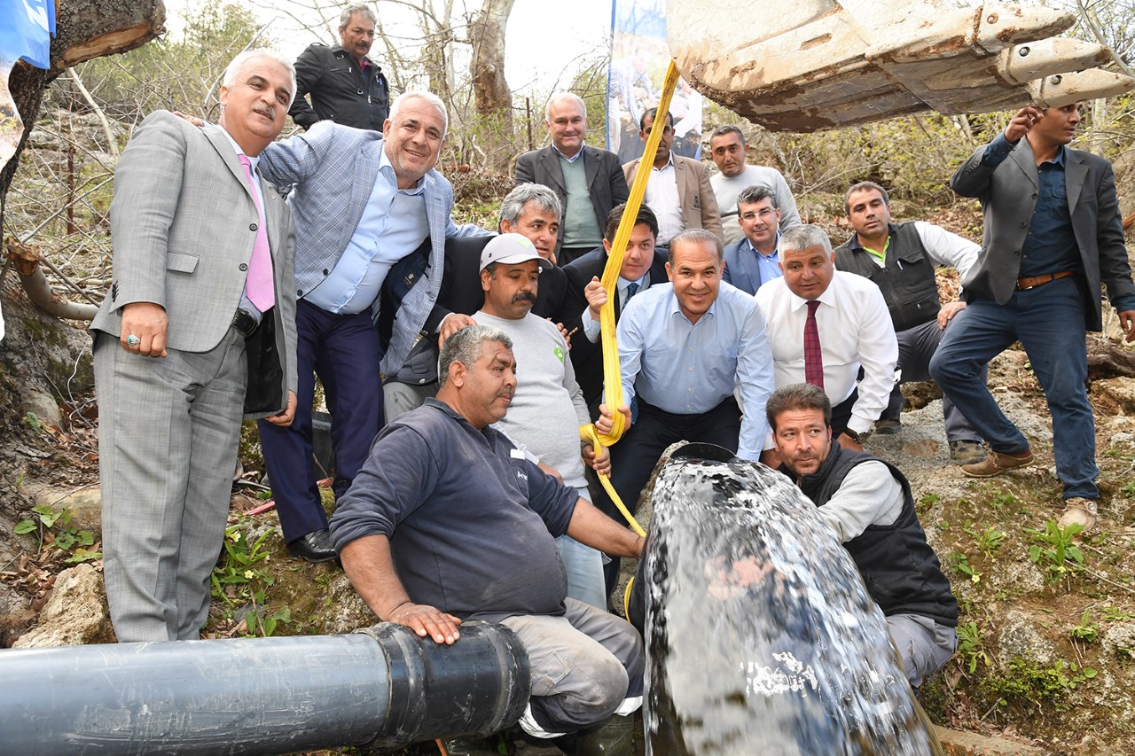 Feke’deki 100 yıllık su sorunu çözümlendi
