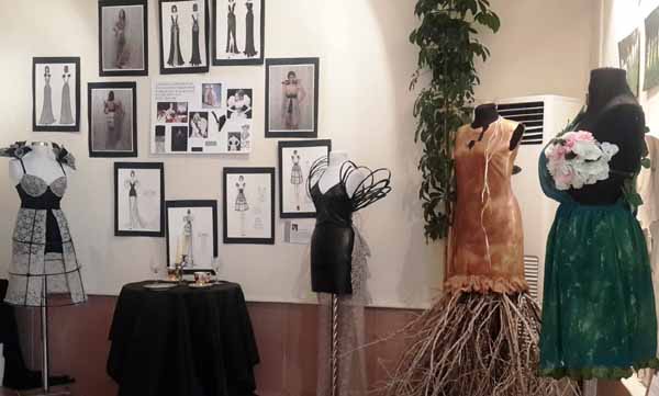 Öğrencilerin tasarımları mezuniyet sergisi ile görücüye çıktı