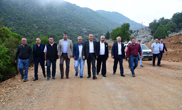 Göller Yaylası yolu genişledi