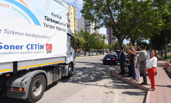 Çukurova'dan Türkmenlere yardım eli