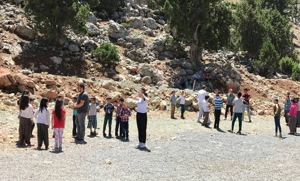 Aladağlı çocuklar için yaz okulu açıldı