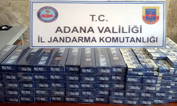 Adana'da kaçak sigara operasyonu