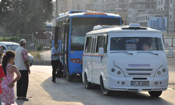 Şehir içinde dolmuşlara denetim