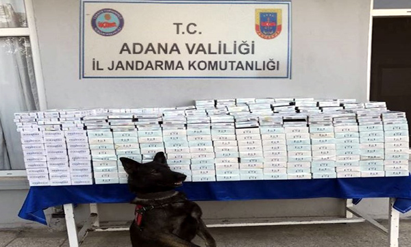 Adana'da kaçak sigara operasyonu