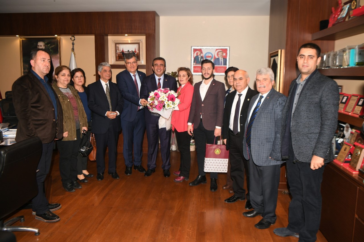 CHP yönetiminden Soner Çetin'e ziyaret