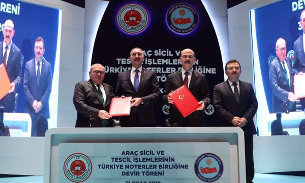 Araç sicil ve tescil işlemleri artık noterliklerde yapılacak