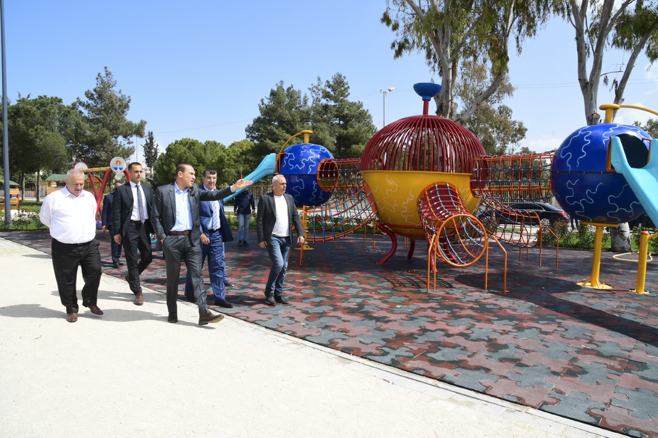 Sözlü parkları yerinde inceledi
