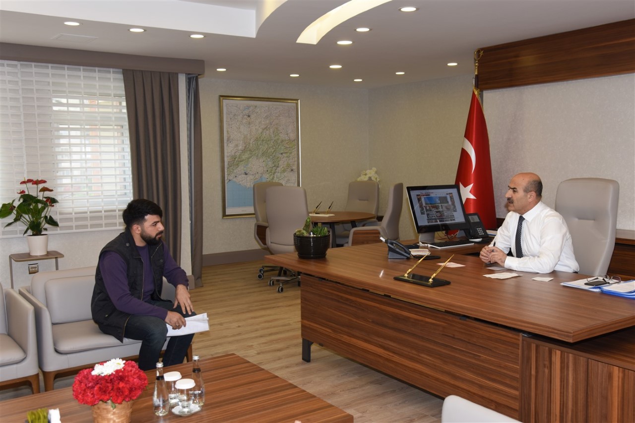 Şehit Yakınlarından Vali Mahmut Demirtaş’a Ziyaret
