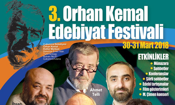 3. ORHAN KEMAL EDEBİYAT FESTİVALİ BAŞLIYOR