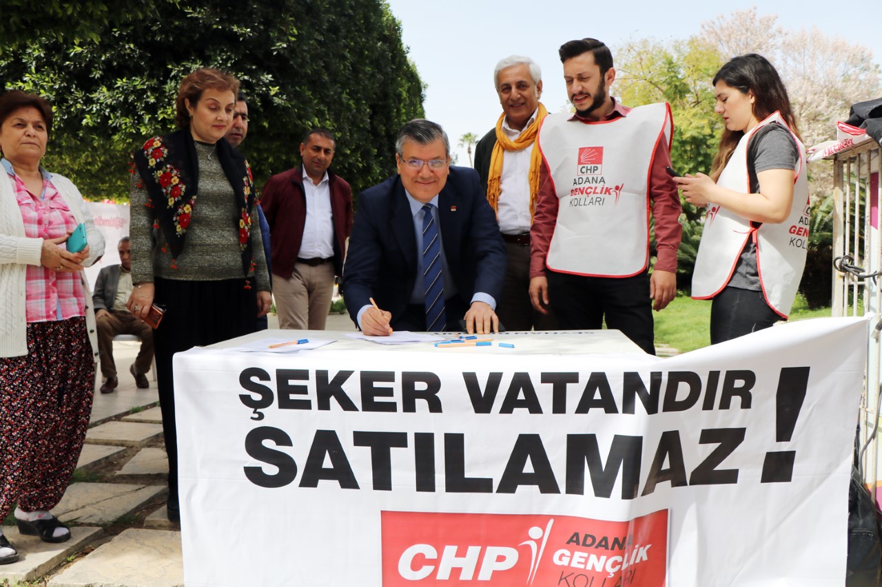 CHP’li gençlerden şeker fabrikaları için imza kampanyası
