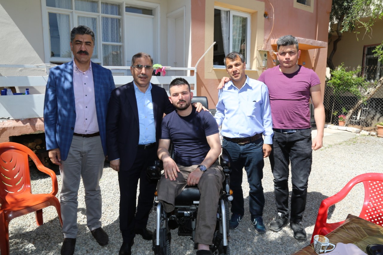 Çelikcan'dan Afrin Gazisi'ne ziyaret