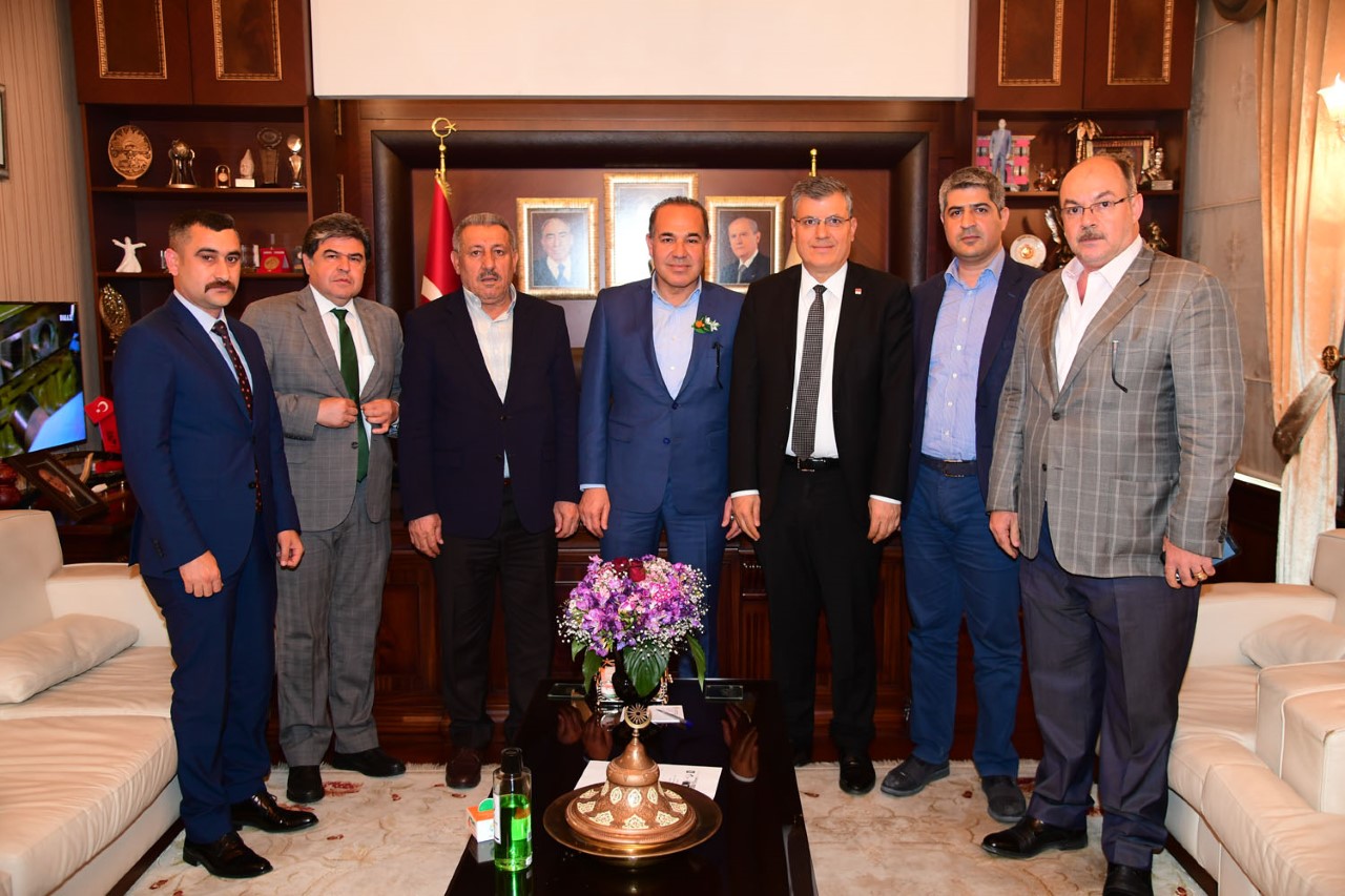 MHP ve CHP il başkanlarından Başkan Sözlü’ye ziyaret